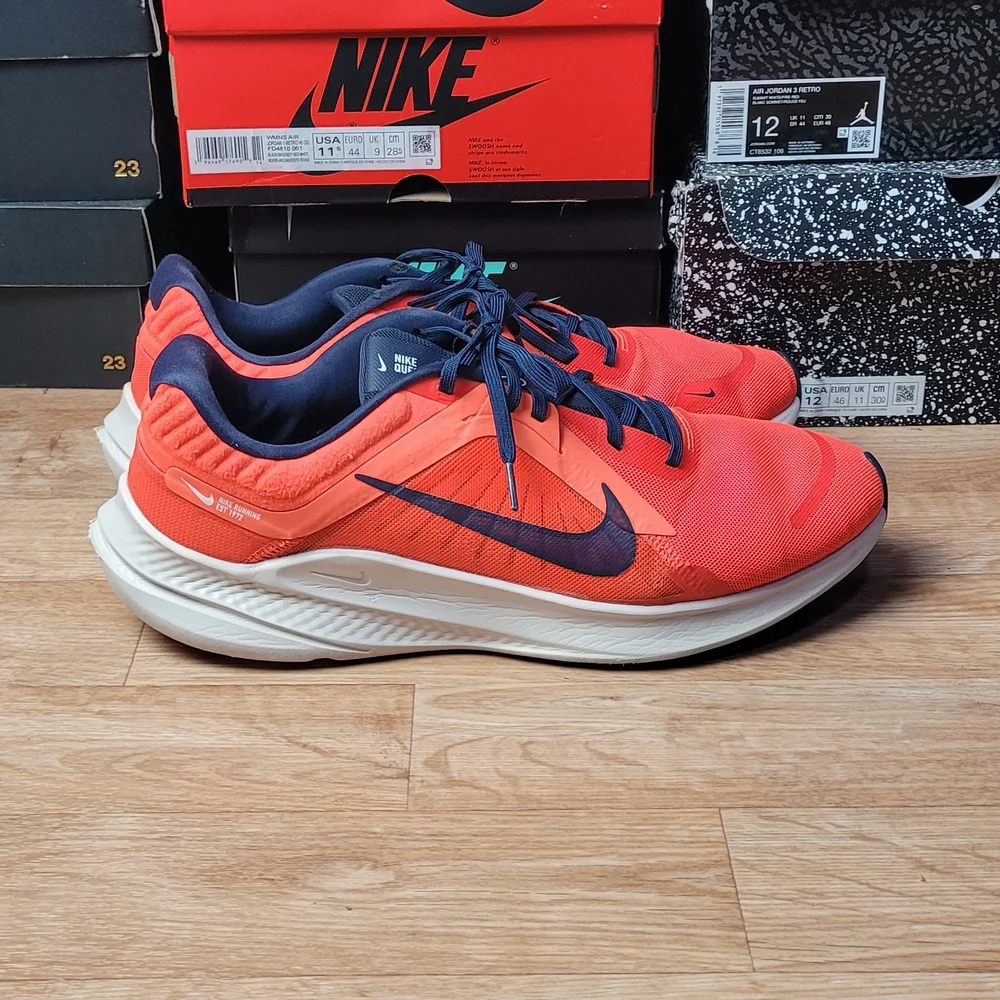 Nike Men Quest 5 Bright Crimson Obsidian DD0204 600 Size 13